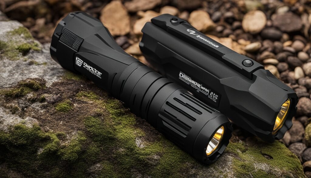 compact shockwave flashlight