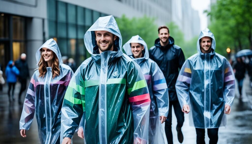 sustainable rainwear