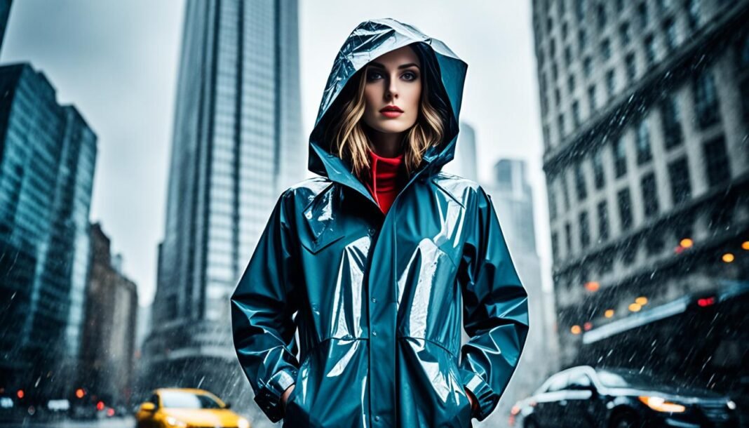 urban designed raincoats and ponchos