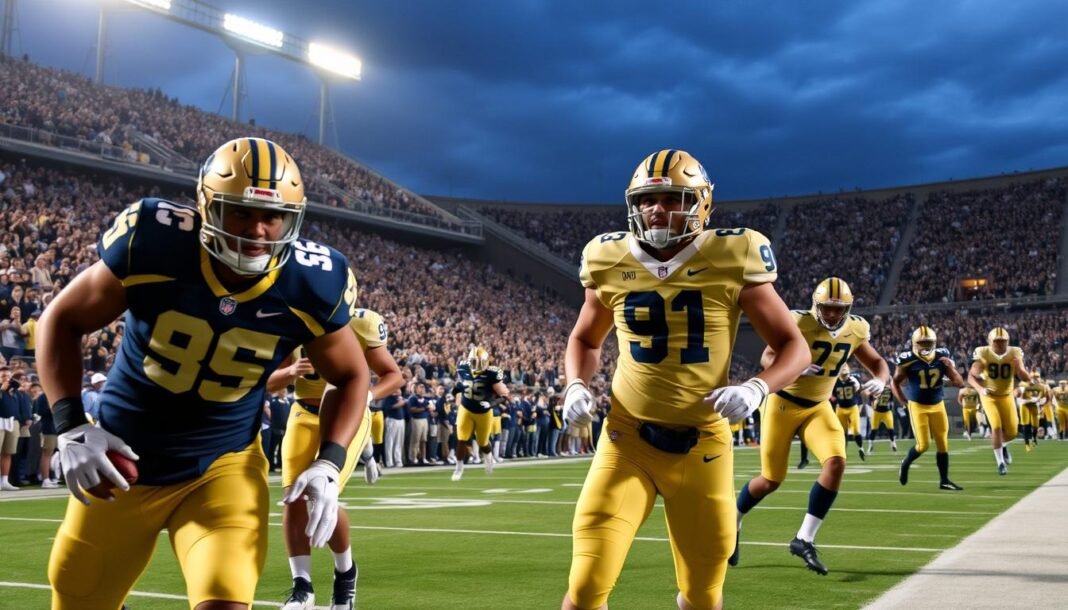 notre dame fighting irish football vs georgia tech yellow jackets football