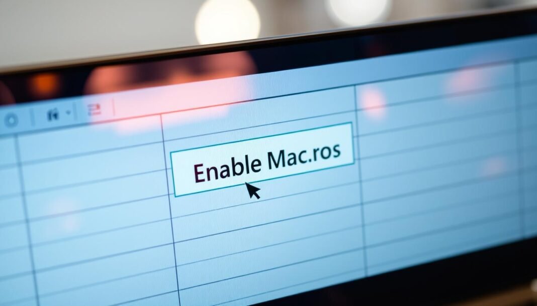 how to enable macros in excel