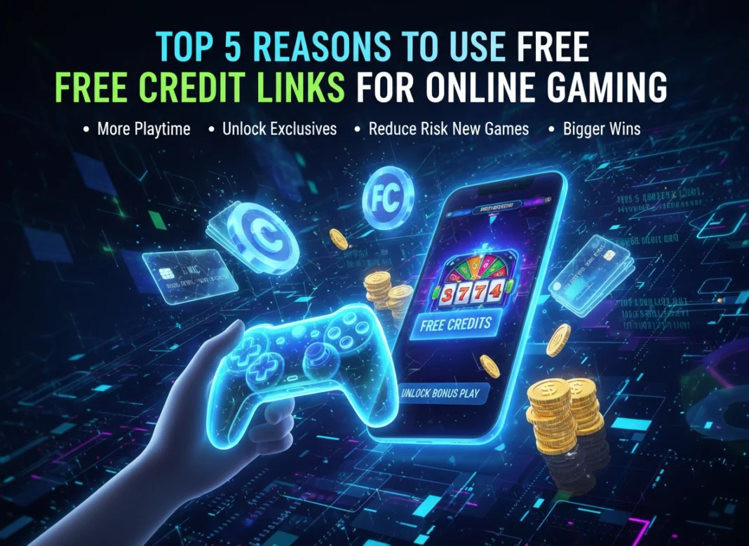 Top 5 Reasons to Use Free Credit Links for Online Gaming