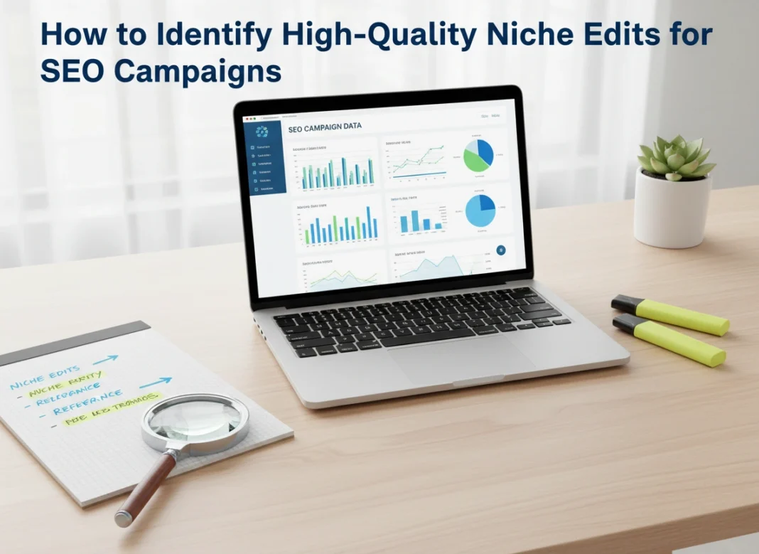 How to Identify High-Quality Niche Edits for SEO Campaigns