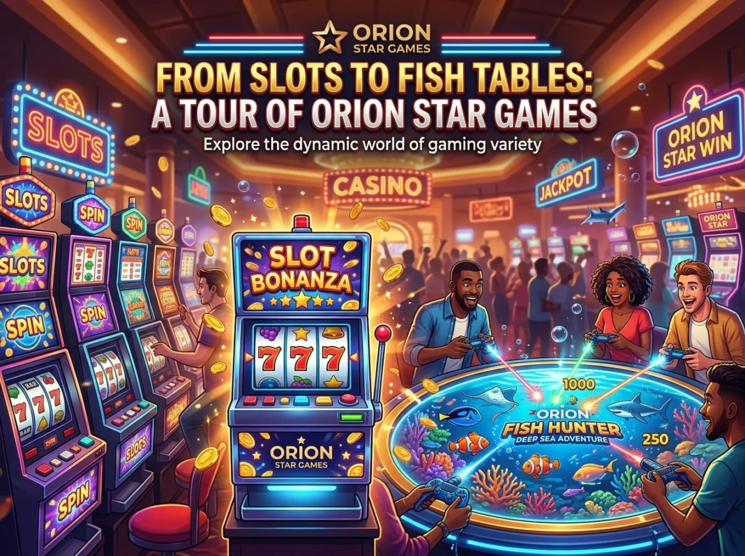 From Slots to Fish Tables: A Tour of Orion Star Games