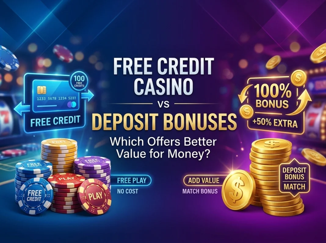 Free Credit Casino vs Deposit Bonuses: Which Offers Better Value for Money?